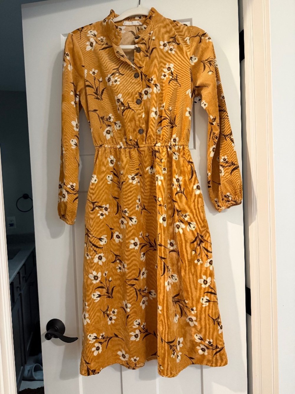 Elodie corduroy fall Dress in Small